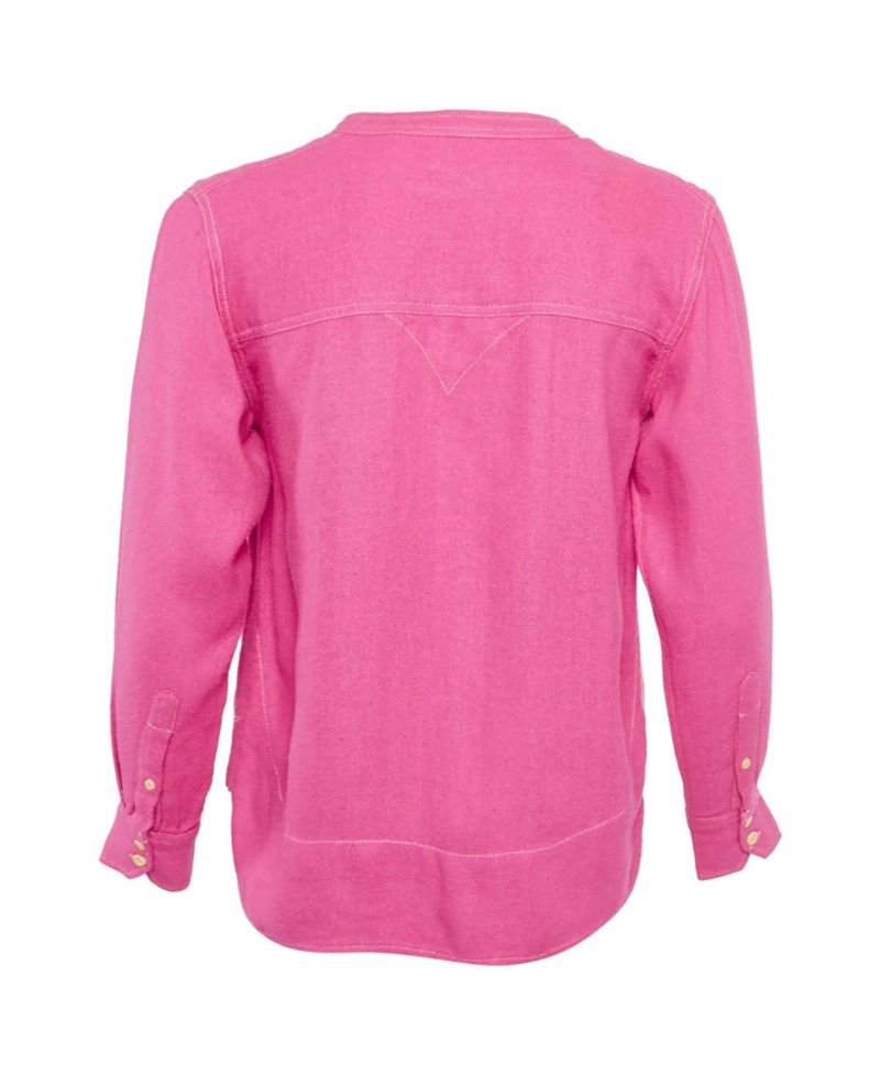Women's Silk Button Front Shirt