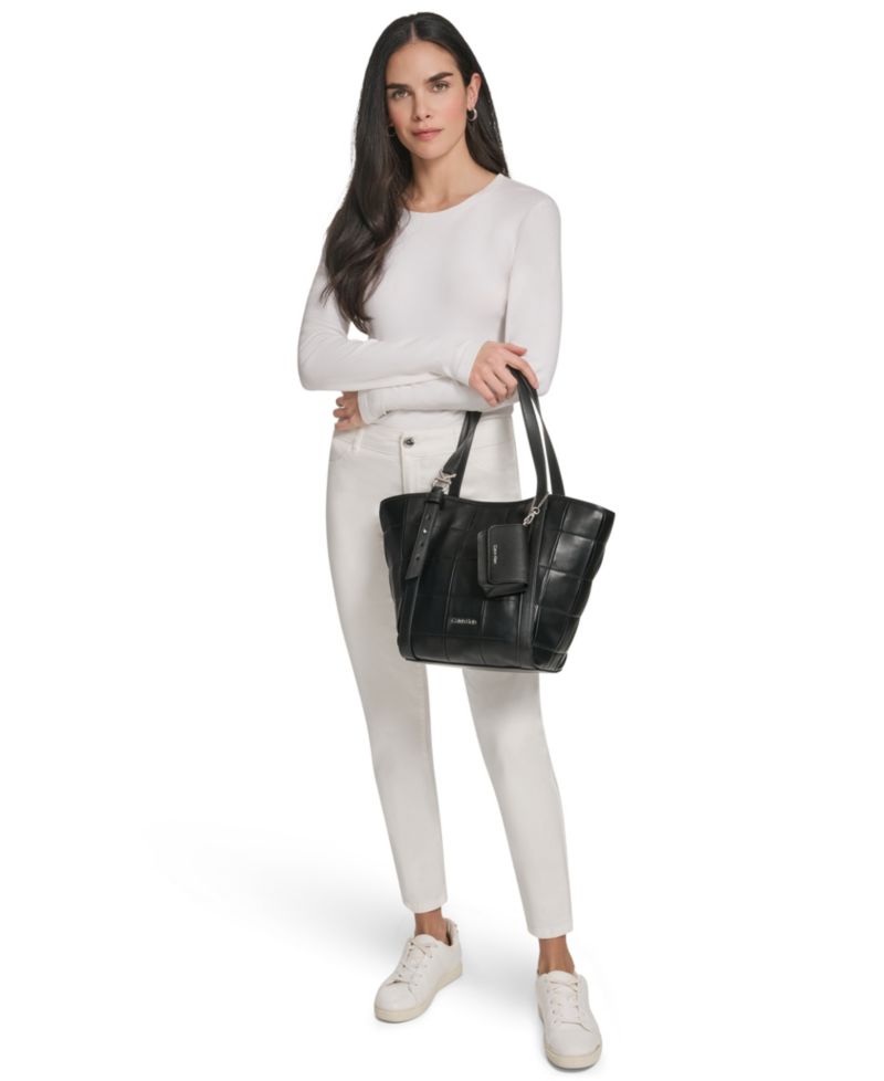 Tina Pleated Extra-Large Tote Handbag