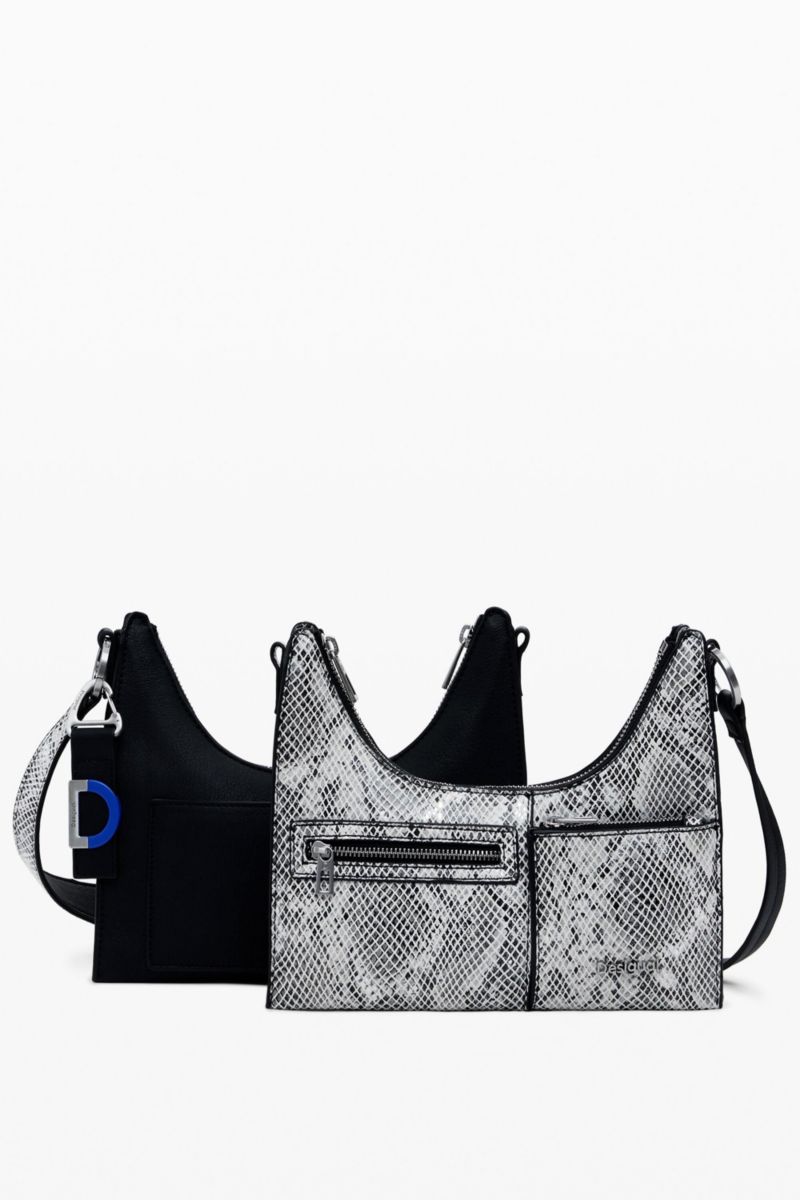 Women's Small Detachable Two-Tone Bag