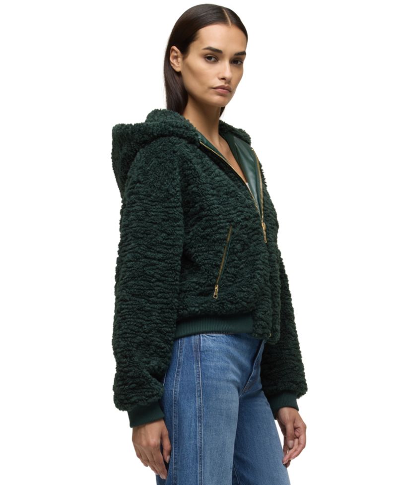 Women's Hooded Sherpa Jacket