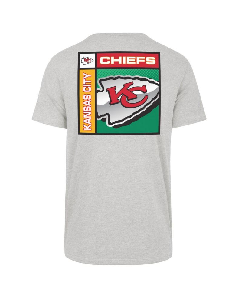 Men's Gray Kansas City Chiefs Chrome Plate Franklin T-Shirt