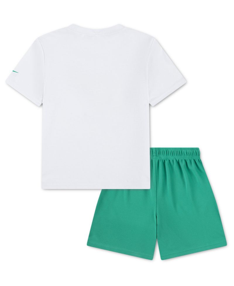 Boys' 2T-7 Baseball Graphic T-Shirt and Mesh Shorts, 2-Piece Set