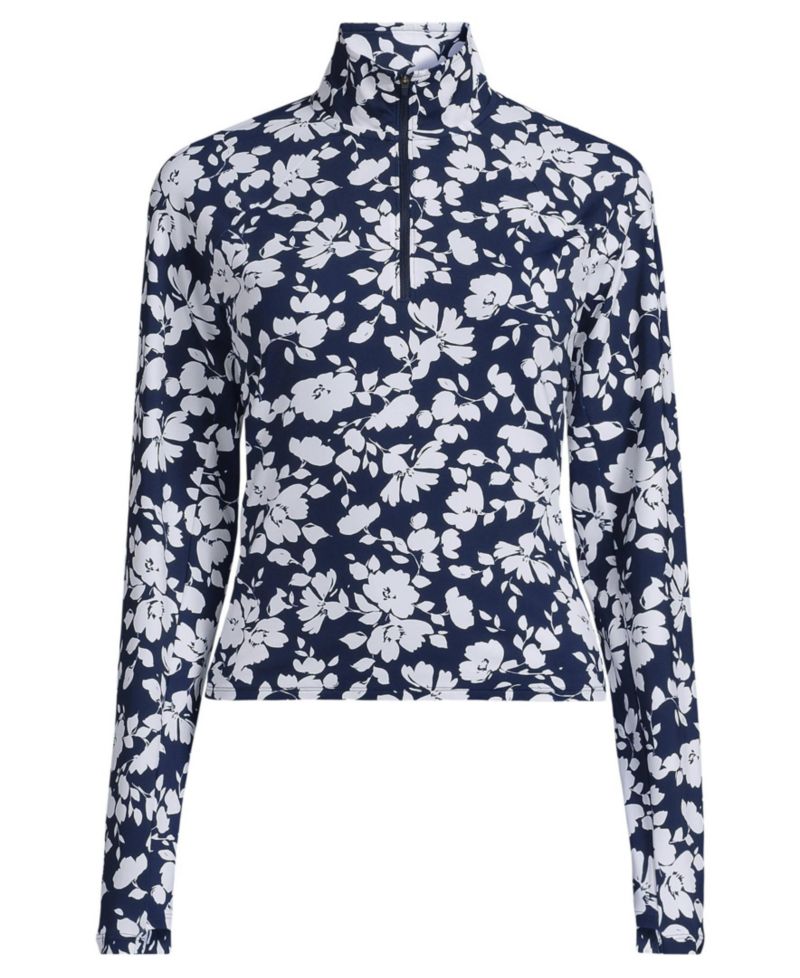 Women's SunShade UPF 50 Quarter Zip Rash Guard