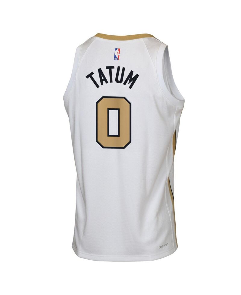 Big Boys and Girls Jayson Tatum White Boston Celtics 2025/26 City Edition Swingman Jersey