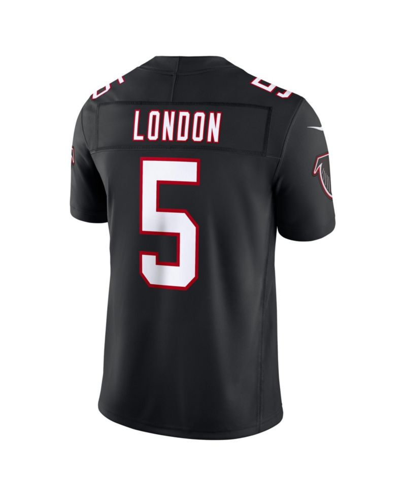Men's Drake London Black Atlanta Falcons Alternate Throwback Vapor F.U.S.E. Stitched Limited Jersey