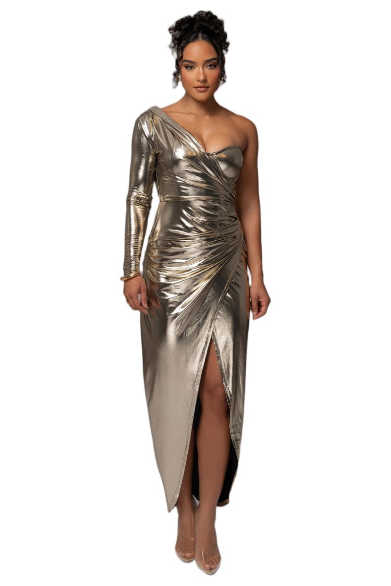 Women's Kaleah Metallic Maxi Dress