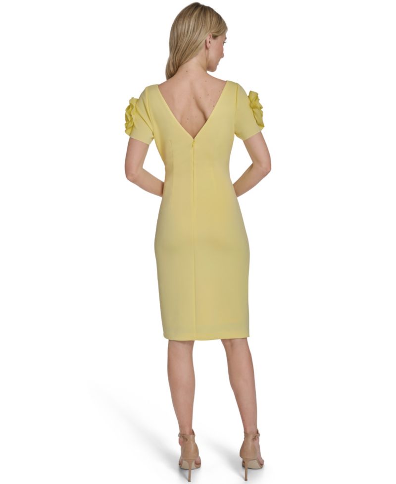 Women's Boat Neck Short-Sleeve Dress