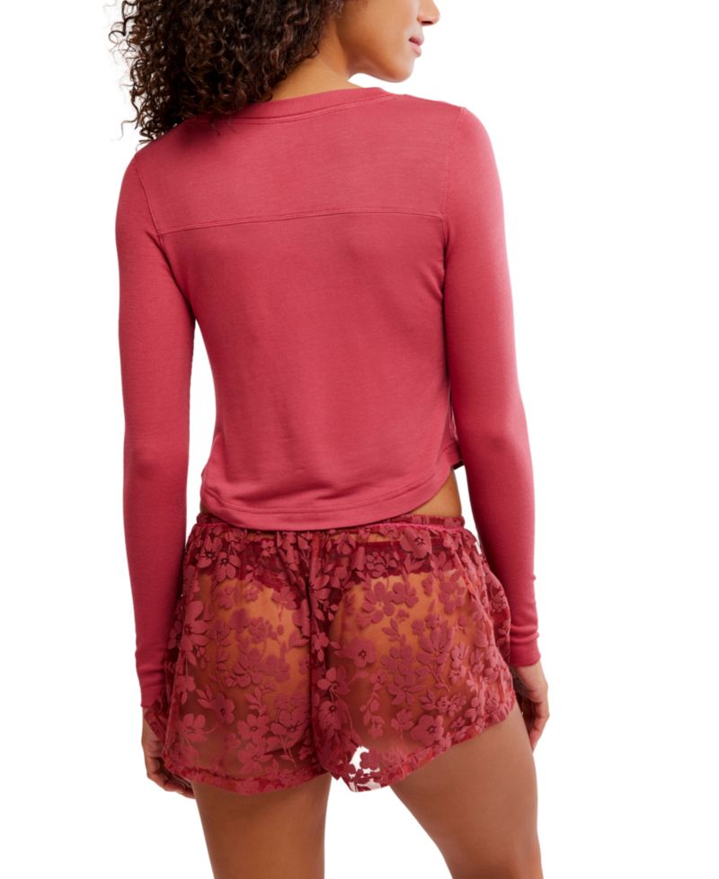 Women's Early Sunset Lace Floral-Print Pull-On Shorts, 2" Inseam