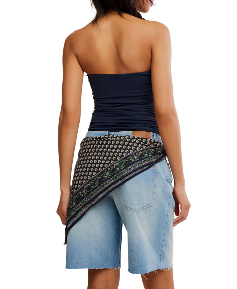 Women's Round Two Strapless Seamless Tube Top