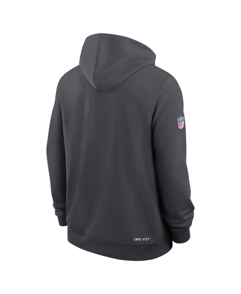 Men's Denver Broncos Sideline Standard Issue Full-Zip Fleece Hoodie