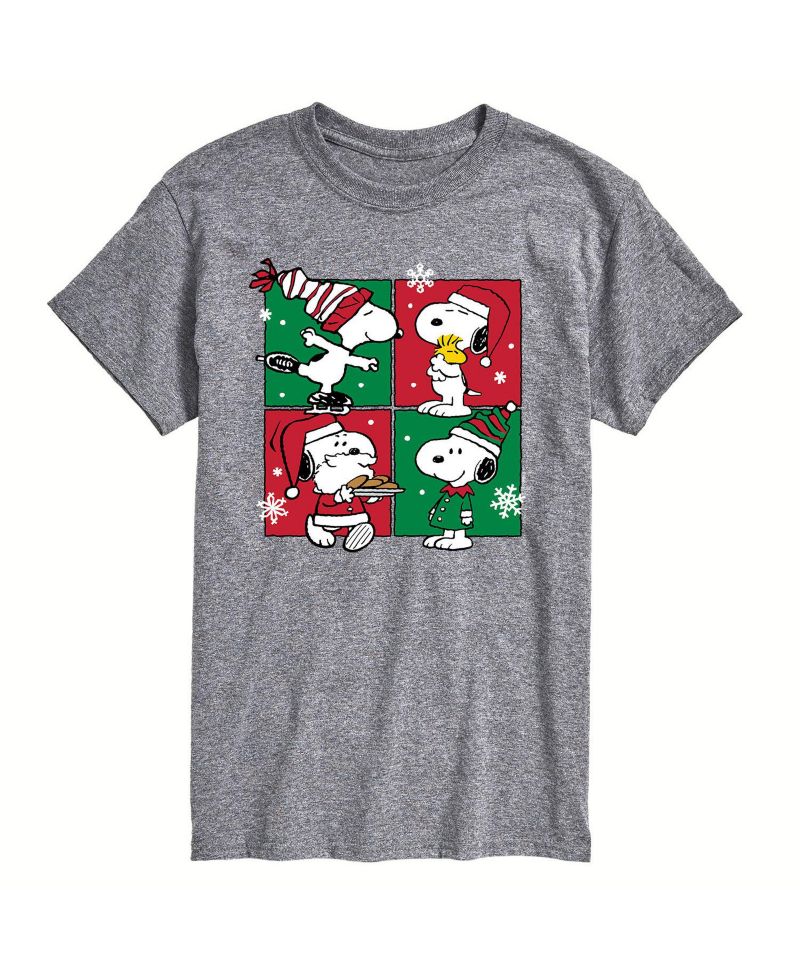 Men's Peanuts Christmas Short Sleeve T-shirt