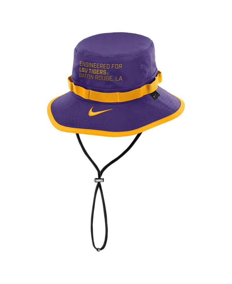 Men's Purple LSU Tigers 2025 Sideline Apex Boonie Bucket Hat