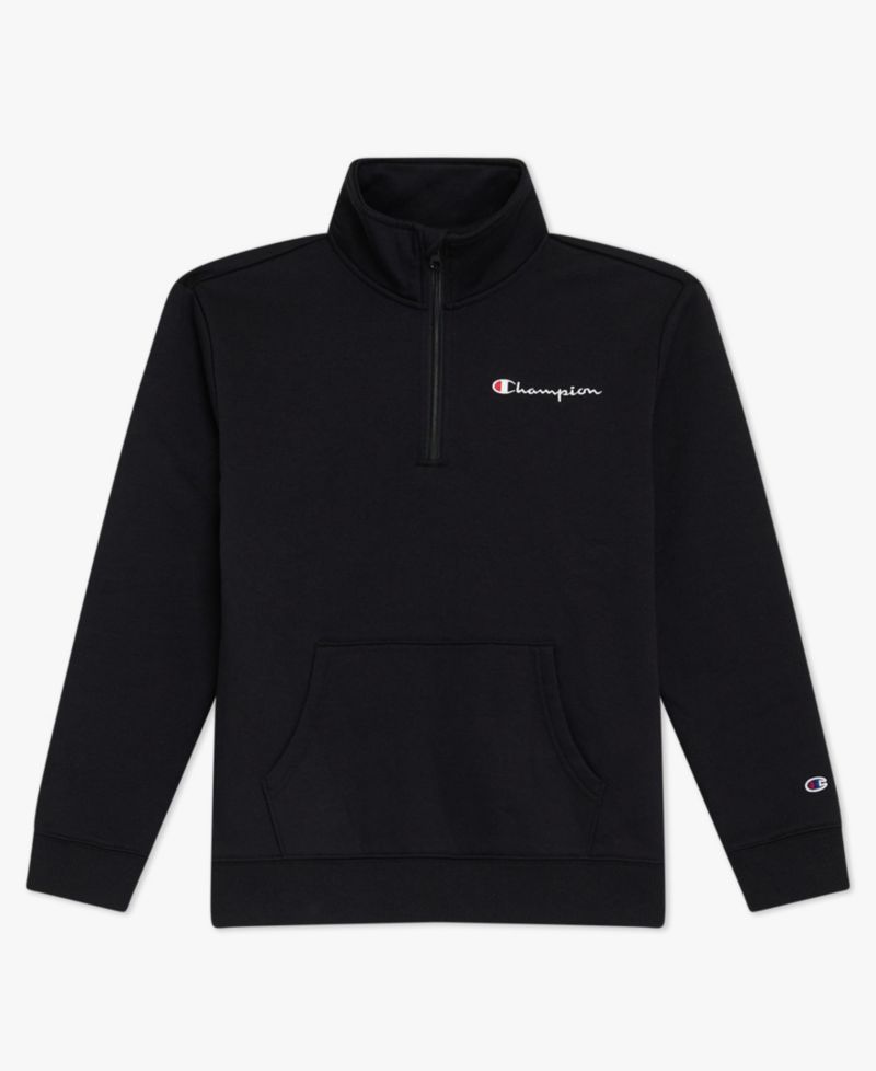 Boys' 8-20 Quarter-Zip Logo Sweatshirt