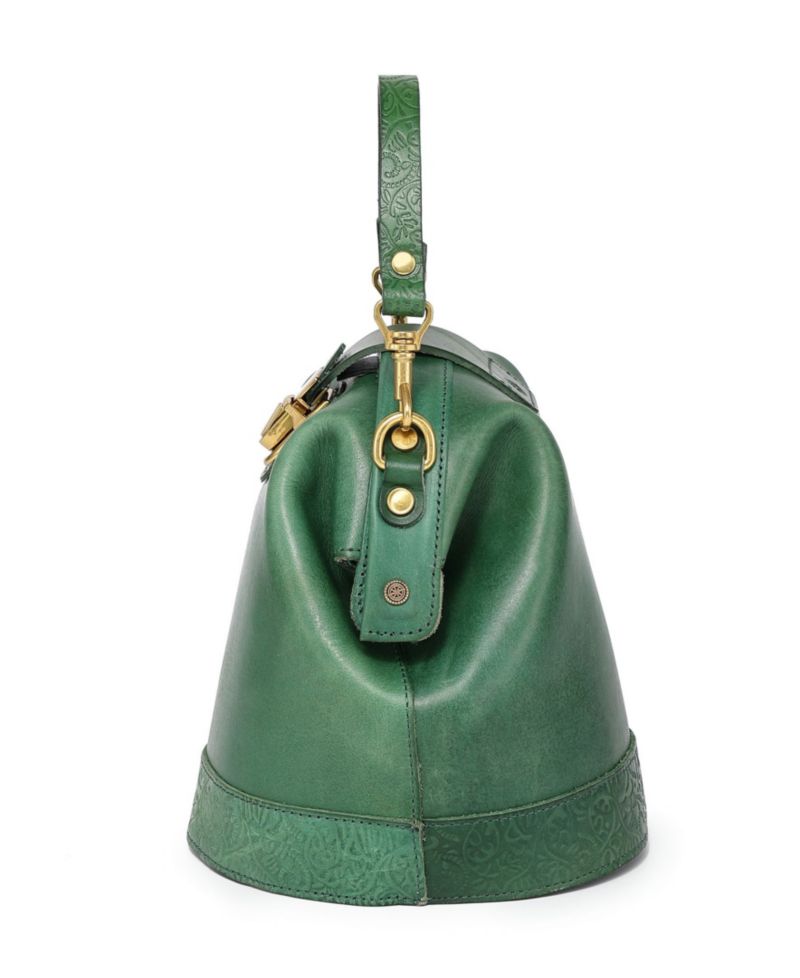 Doctor Mini Leather Bucket Crossbody Bag