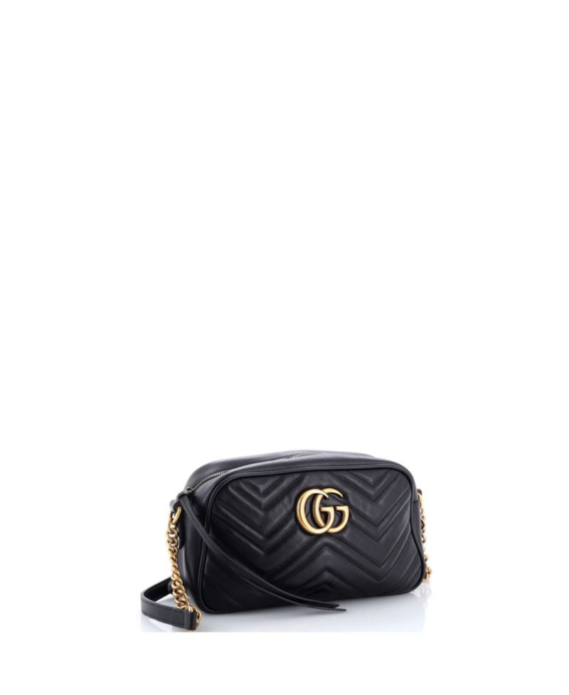 Small GG Marmont Shoulder Bag Matelasse Leather