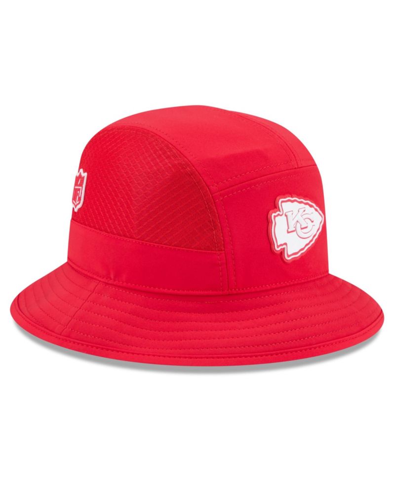 Men's Red Kansas City Chiefs 2026 Sideline Bucket Hat