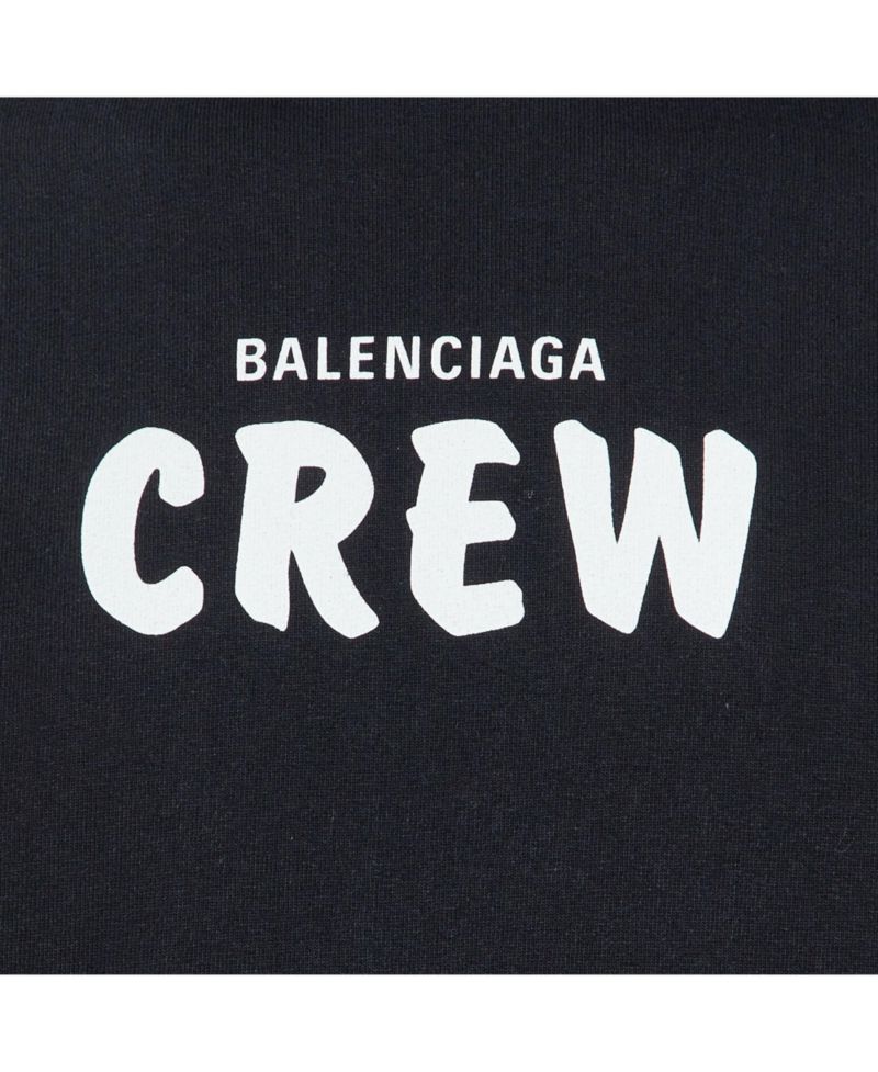Women's Crew Logo Print Oversized Cotton T-Shirt