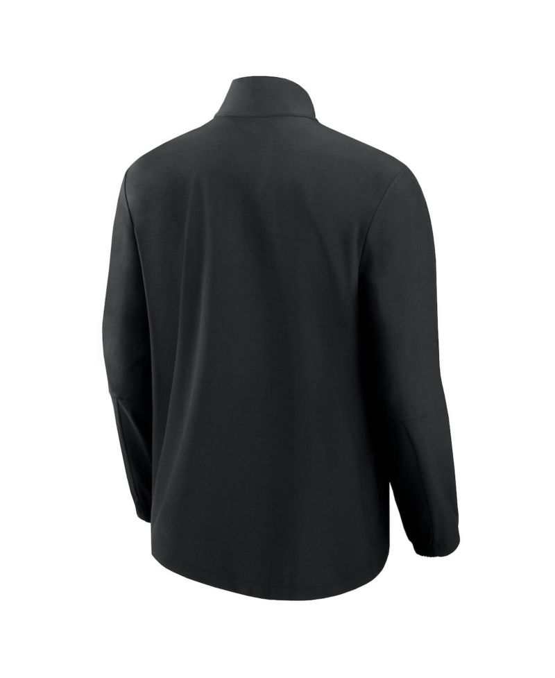 Men's Black Philadelphia Phillies Front Office Woven Full-Zip Jacket