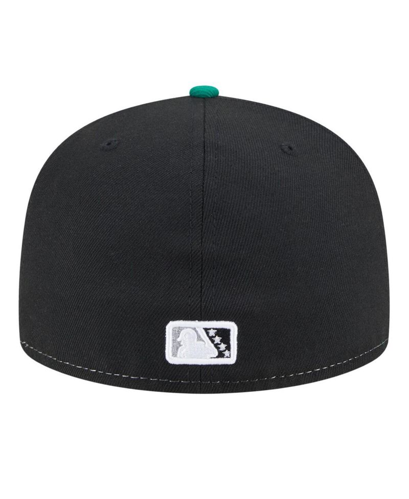 Men's White/Green Norfolk Tides Authentic Collection 59FIFTY Fitted Hat