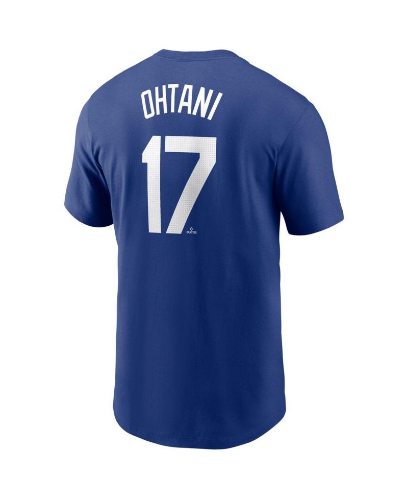 Men's Shohei Ohtani Royal Los Angeles Dodgers 2024 Fuse Name & Number T-Shirt