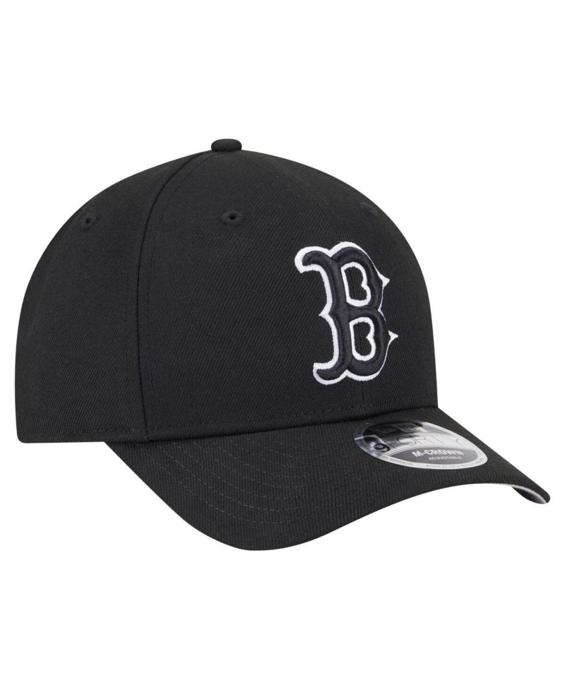 Men's Black Boston Red Sox Player Replica 9FORTY Adjustable Hat
