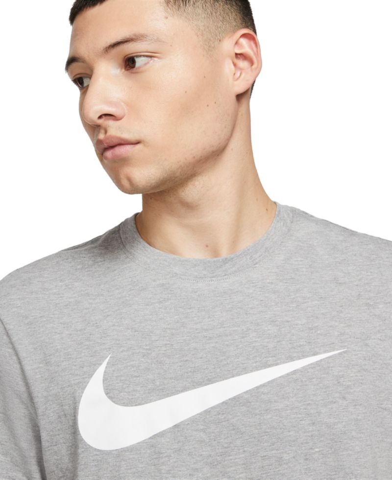 Спортивная мужская футболка Swoosh с коротким рукавом и круглым вырезом горловины