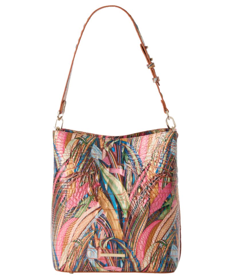 Celina Melbourne Small Leather Bucket Handbag