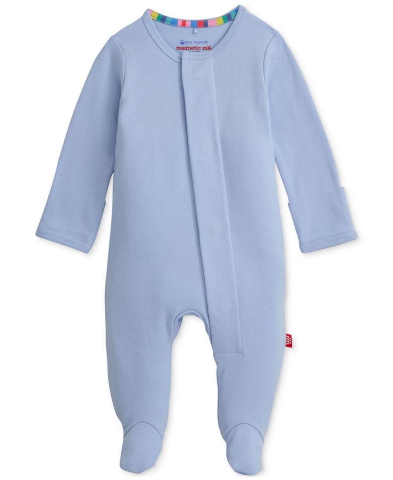 Baby Cotton Footed Coveralls, 2 Pack