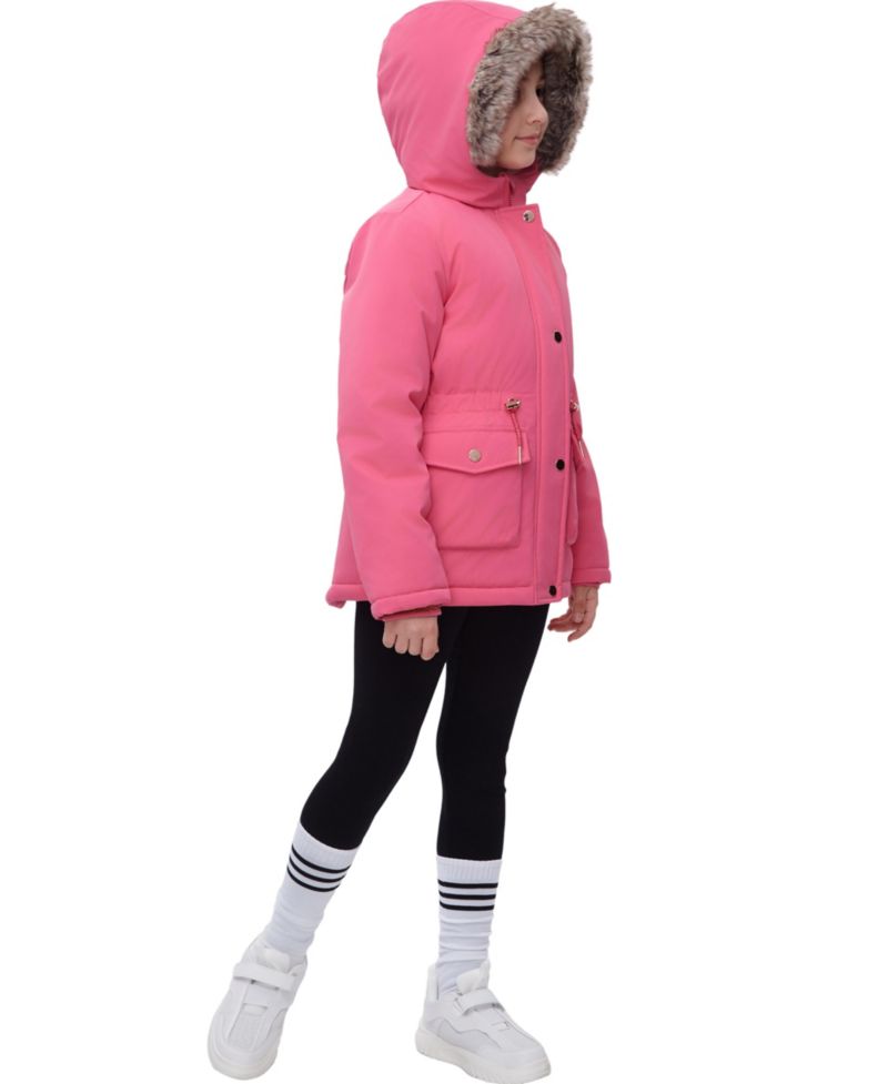 Girls (4-16) Sherpa Fleece Lined Parka Coat