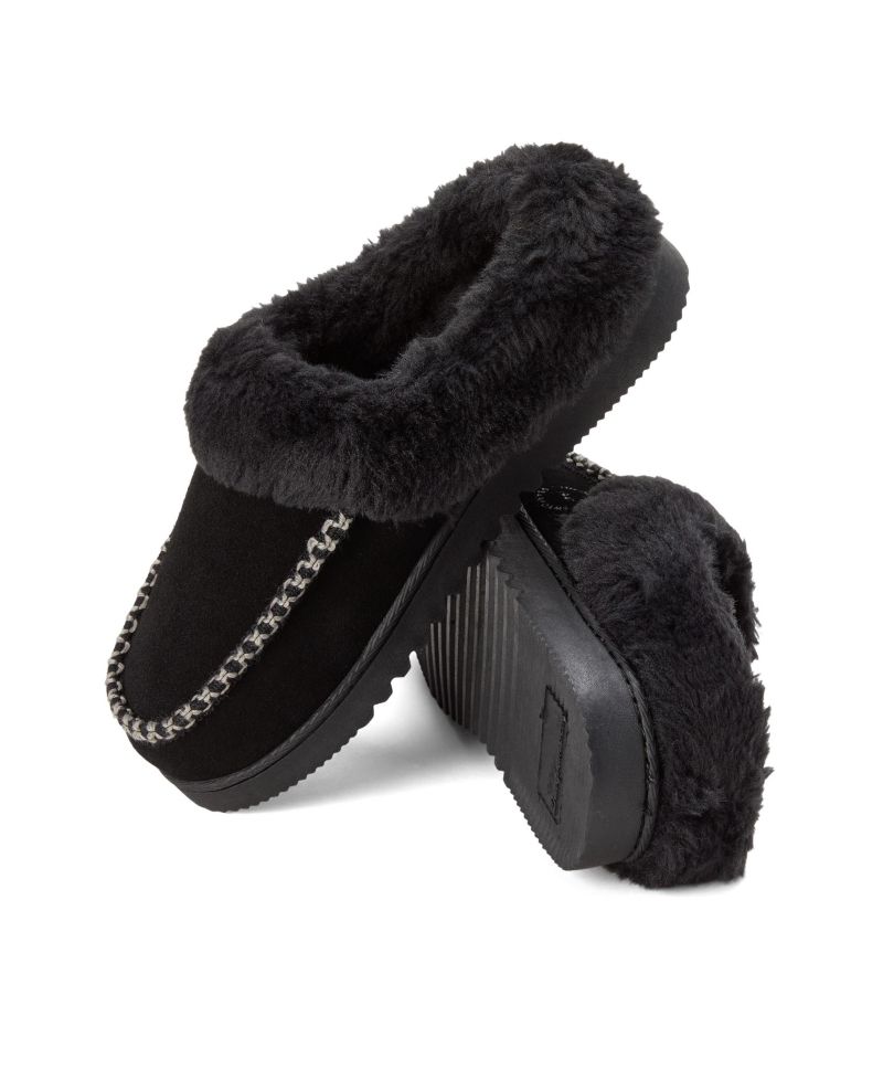 Women's Blaine Genuine Suede Clog Slippers