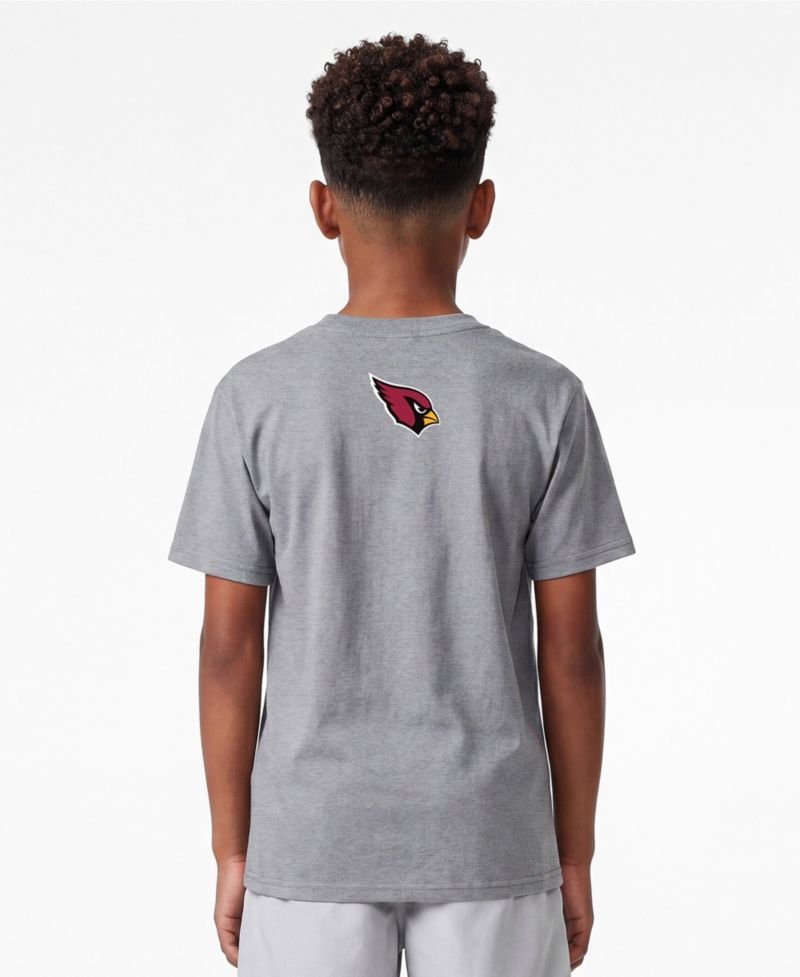 Big Boys and Girls Heather Gray Arizona Cardinals Disney X Champion T-Shirt