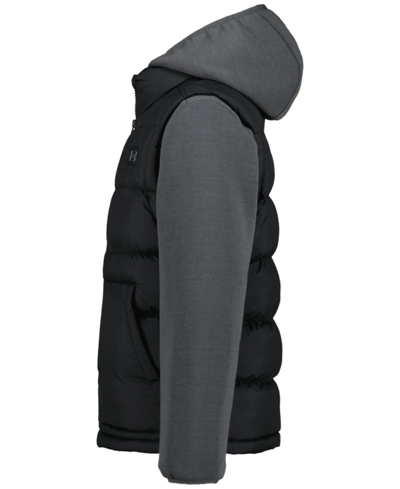 Boys' 8-20 Full-Zip Quilted Hooded Jacket