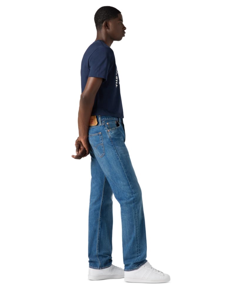 Men's 501® Regular-Fit Lightweight Button Fly Jeans