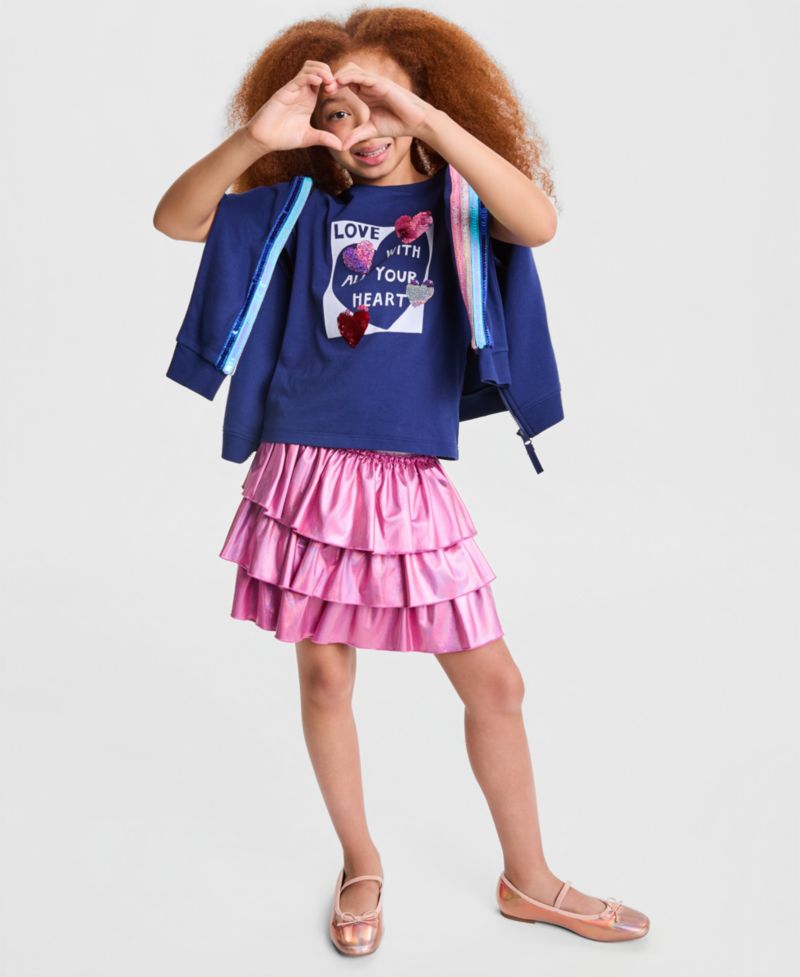 Girls' XS-XL Love T-Shirt