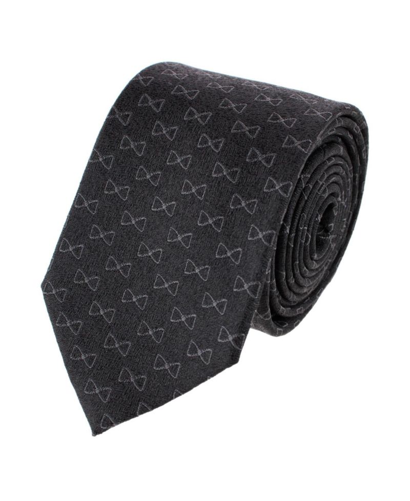 Men's Signature Logo Silk Novelty Necktie