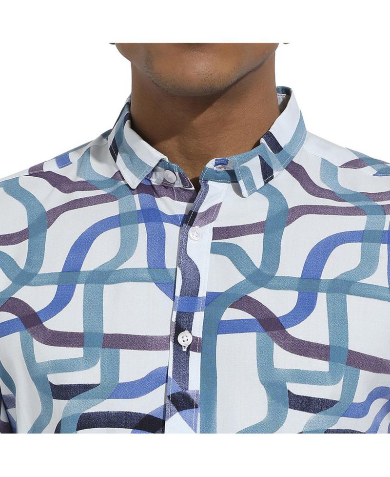 Men's Abstract Print Shirt