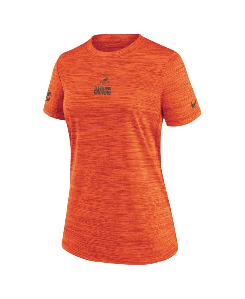 Women's Orange Cleveland Browns Sideline Velocity Dri-FIT T-Shirt
