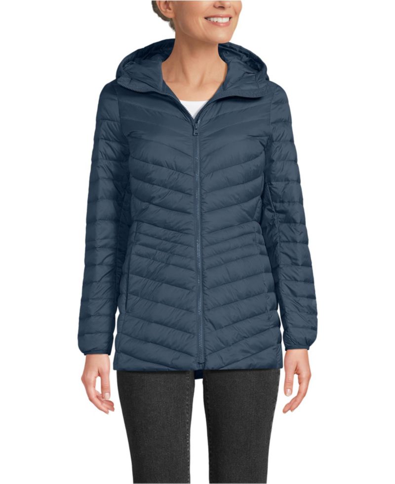 Women's Wanderweight Packable Down Long Jacket