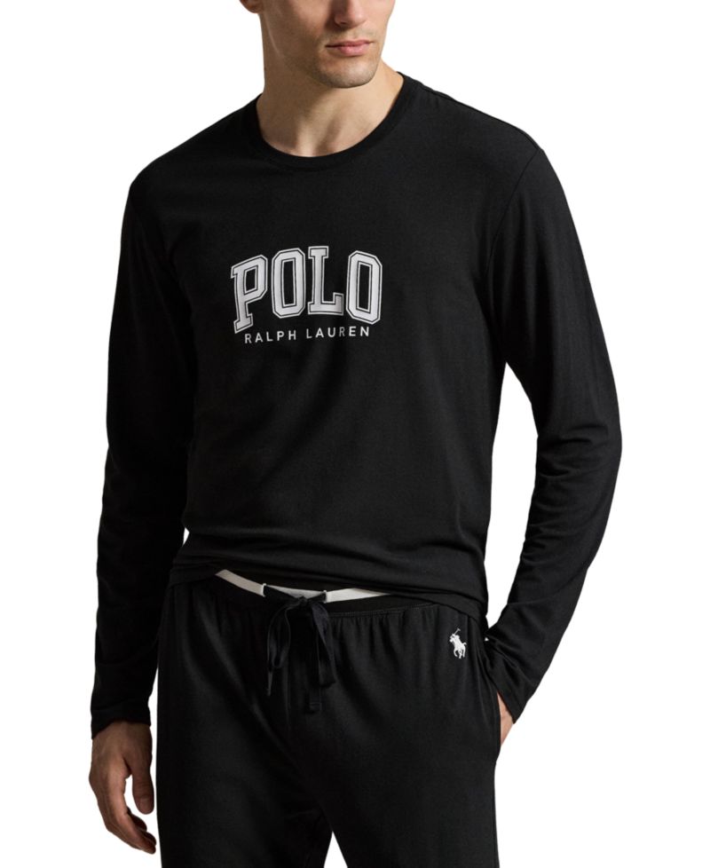 Men's Long-Sleeve Crewneck Cotton-Modal Blend T-Shirt