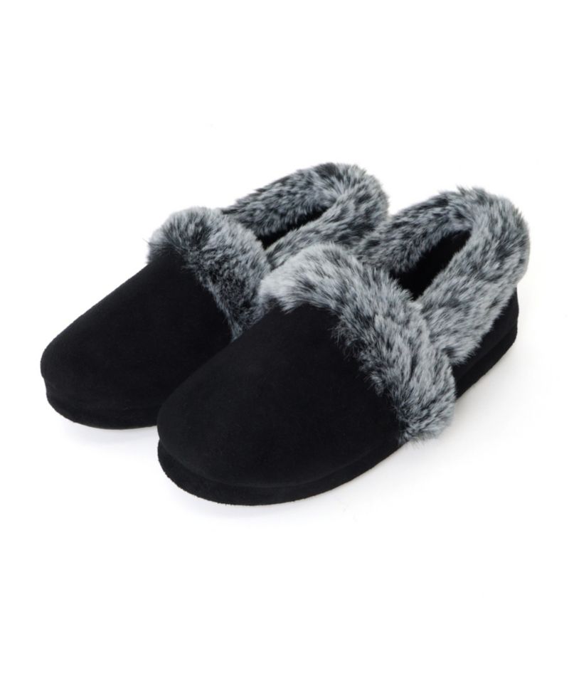 Women's Blake Microsuede Faux-Fur Indoor-Outdoor Clog Slippers