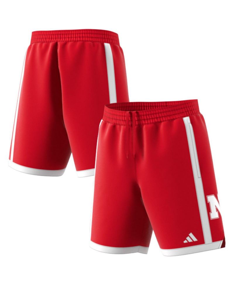 Men's Scarlet Nebraska Huskers Swingman Replica Basketball Shorts