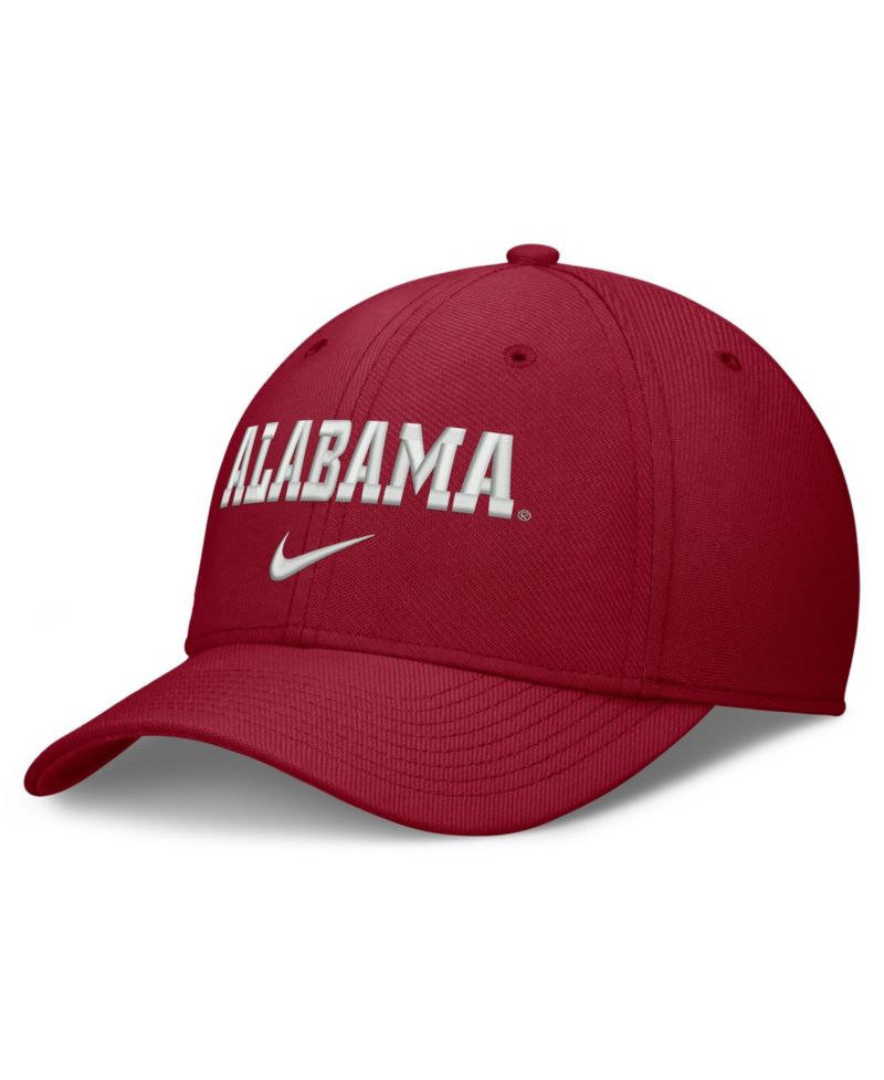 Men's Crimson Alabama Crimson Tide Rise On-Field SwooshFlex Dri-FIT Flex Hat