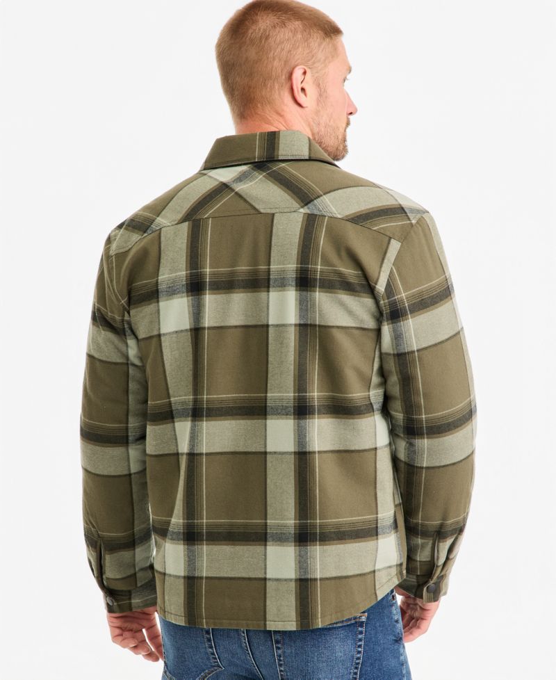 Men's Case Plaid Flannel Shacket