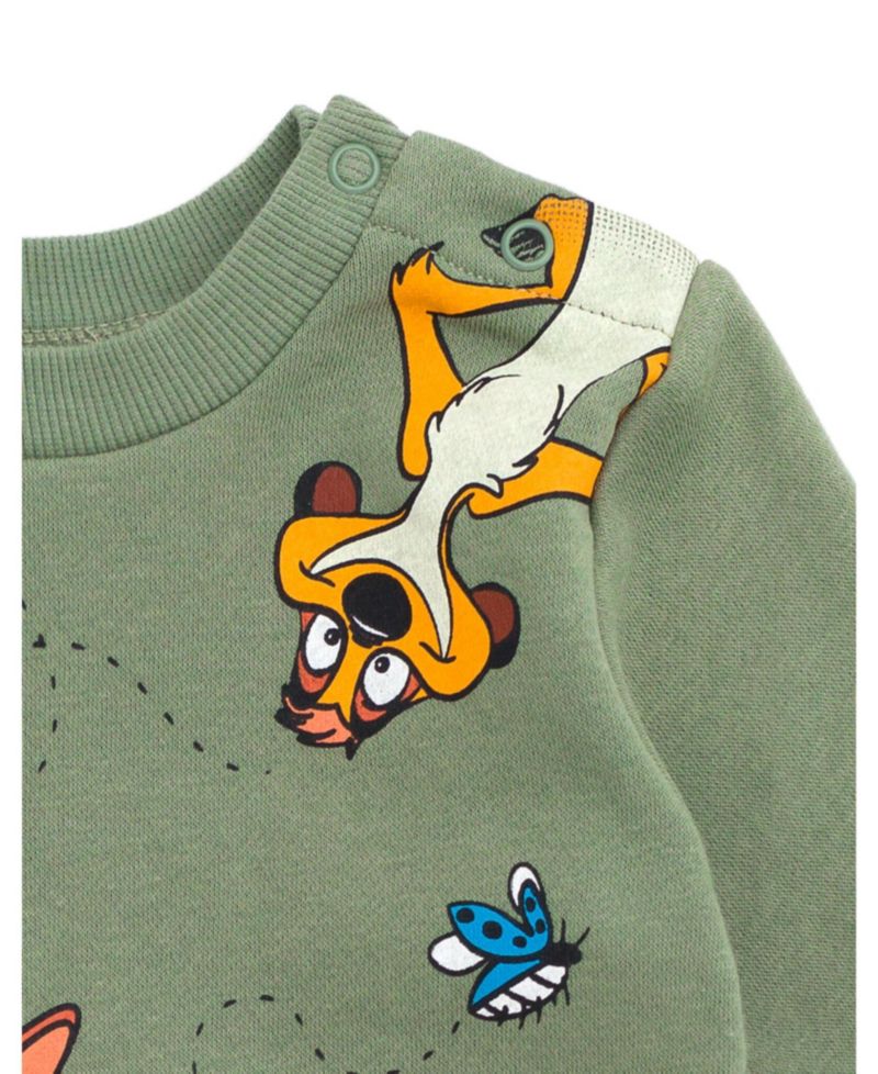 Toddler Boys Lion King Mickey Mouse Winnie the Pooh Toy Story Fleece Sweatshirt and Pants Outfit Set Newborn to