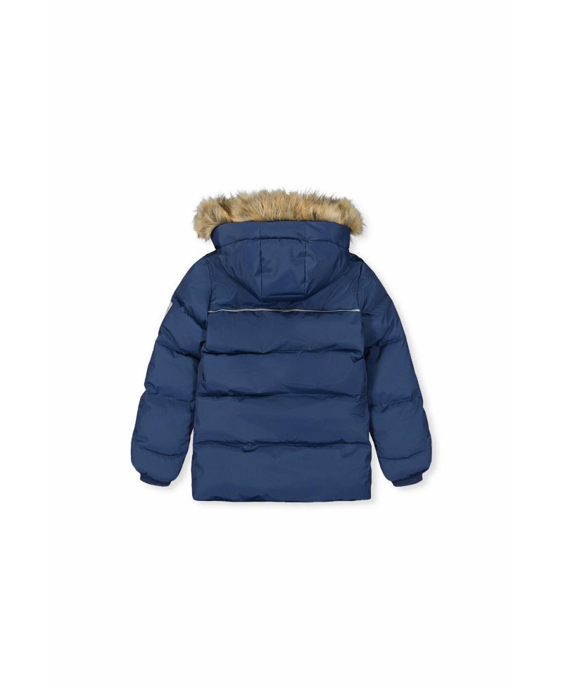Little and Big Unisex (6-14) Winter Jacket with Faux-Fur Hood