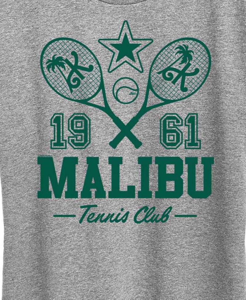Plus Size Barbie Ken Malibu Tennis Club Graphic T-Shirt