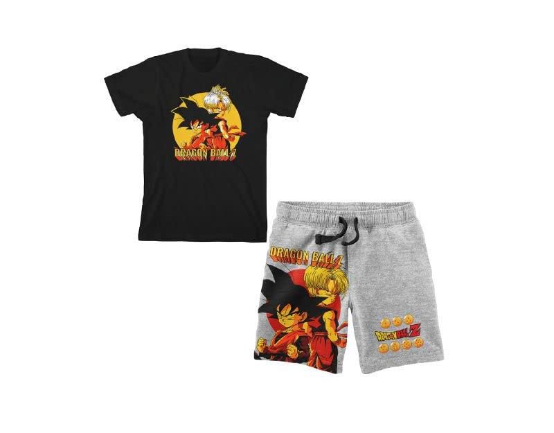Boys Anime Heroes Graphic Tee And Shorts Set