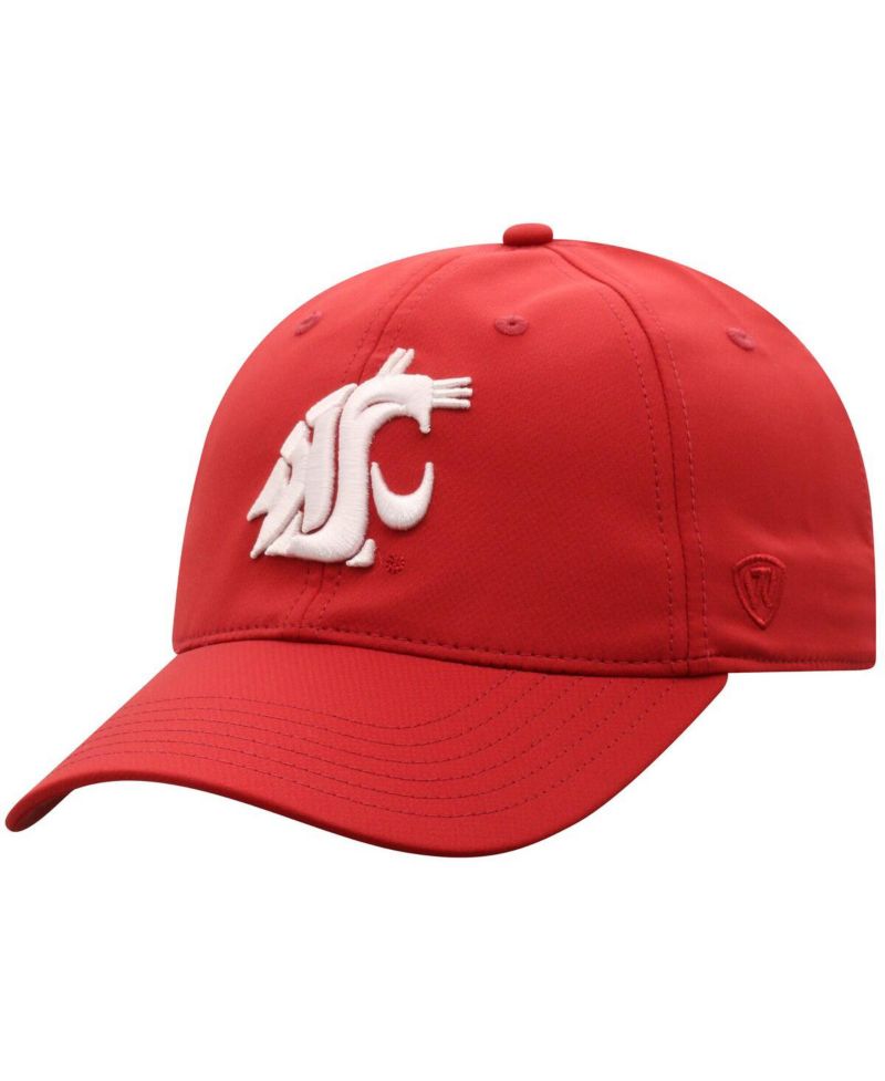 Men's Crimson Washington State Cougars Victory Trainer Adjustable Hat