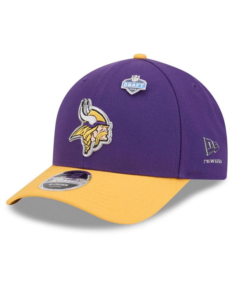 Men's Purple/Gold Minnesota Vikings 2026 NFL Draft 9FORTY M-Crown Adjustable Hat