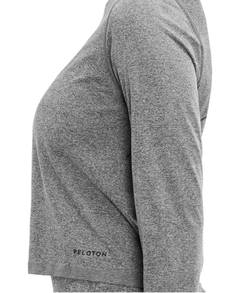 Women's Seamless Melange Long Sleeve